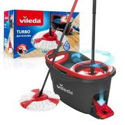 Nowy Mop obrotowy Vileda Turbo 2w1 + wiadro z pedałem | oryginał
