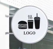 SZYLD PODŚWIETLANY LOGO NEON LED REKLAMOWY BANER REKLAMA WITRYNA STUDIO