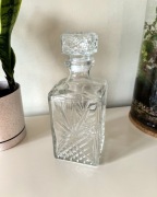 Karafka do whisky brandy koniaku alkoholu Kwadratowa Szklana