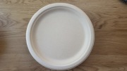 Talerze jednorazowe z trzciny cukrowej obiadowe duże, 26 cm, 43 szt.