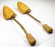 Stare drewniane prawidła dług. 37cm