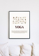 JOGA YOGA PLAKAT 70x50 cm