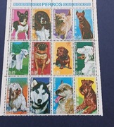 Znaczki pocztowe. Guinea Ecuatorial. Psy 3