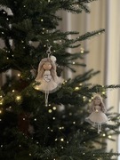 Aniołki na choinkę aniołki makrama aniołki Makramowe Aniołek świąteczny