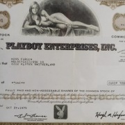 Prezent na święta Playboy Enterprises USA Historyczna Akcja z 1975 roku 