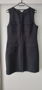Granatowa sukienka bez rękawów H&M rozm 42/44