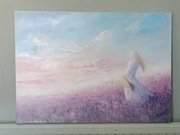 "Poranek" - obraz olejny na płótnie