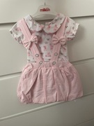 Sukienka ogrodniczki z body