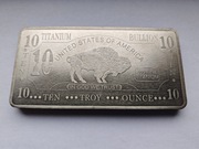 Tytan sztabka 10oz 10 uncji tytanu - wysyłka gratis