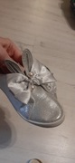 Tenisówki uszka króliczka kokarda perły r.32 20cm kapcie do szkoły jak nowe