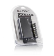 LOGIC LPA-65 ŁADOWARKA LAPTOPA ZASILACZ UNIWERSALNY ZMIENNE KOŃCÓWKI