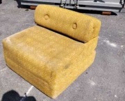 Fotel rozkładany disagnerski lata 70-te vintage