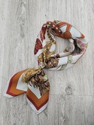 Elegancka chusta jedwabna 70x70 cm 100% JEDWAB 