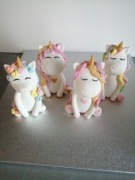 Jednorożec na tort cukrowy figurka 