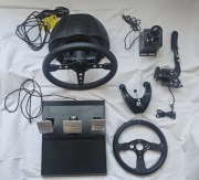 Zestaw simracing Thrustmaster kierownica, pedały, shifter, ręczny, obręcz