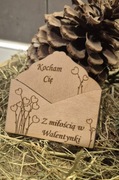 Drewniana koperta prezentowa 