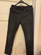 Spodnie męskie jeansy 32/32 Carry szare prosta nogawka bawełna