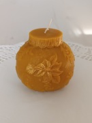 Świeca z wosku pszczelego