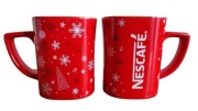 Świąteczny zimowy kubek Nescafe wzór 2