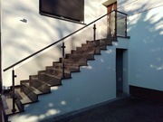 Balustrada wewnętrzna zewnętrzna, schodowa,szklana