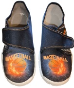 Tenisówki kapcie wsuwane bawełna Basketball Viggami raz założone 34 