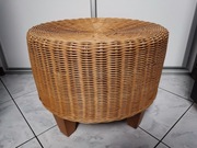 Pufa, stołek, stoliczek wiklinowy w stylu BOHO