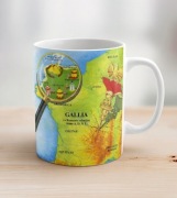 Asterix i Obelix Galia prezent retro komiks kubek ceramiczny