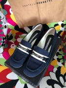 Granatowe buty Fratelli Rosetti 38,5
