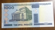 1000 rubli 2000 Białoruś
