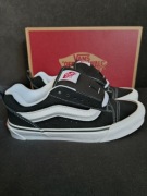 Trampki VANS KNU Skool czarno białe black white - r. 39