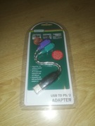 Adapter USB - PS/2 x2 USB mysz + klawiatura