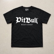 Czarna koszulka PitBull West Coast – klasyczna, streetwear