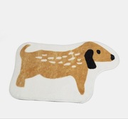 Świąteczny dywanik łazienkowy z pieskiem 40x60cm