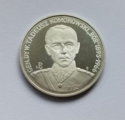 200000 zł srebrna Ag moneta Tadeusz Komorowski "Bór", 1990 rok