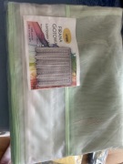 Gotowa firanka miętowa 145x400