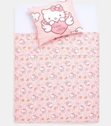 Pościel różowa Hello Kitty 160x200 Bawełna