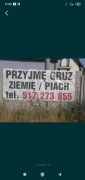 Przyjmę piach, ziemię, gruz na działkę 