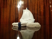 Podstawka żaglówka na 2 kieliszki 