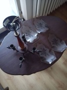 Żyrandol z okresu PRL