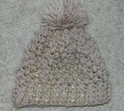 czapka zimowa z pomponem