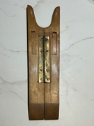 Drewniany zabytkowy ściągacz do butów koziołek butofix, boot jack