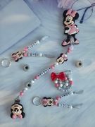 Zestaw zawieszka do smoczka+gryzak+przypinka+2x brelok 