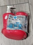 Pojemniki przybory do łazienki na szczoteczke mydło w płynie kostce kubek