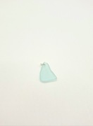 Zawieszka sea glass jak naturalne morskie szkło do naszyjnika błękitne