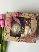 Zestaw prezentowy | świece sojowe i czekolada Karmello