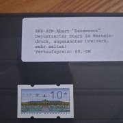 Bundespost  znaczki automatowe  ciekawe