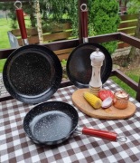 OKAZJA! ZESTAW PATELNI 3 SZT. NA INDUCJĘ I GAZ | 20 cm, 24 cm, 26 cm