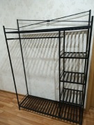 Wieszak metalowy - regał garderoba 