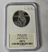 10zł Polski sierpień 2010r.  stan menniczy