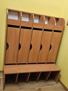 Regał szatniowy przedszkolny "Nowa szkoła" Certyfikat